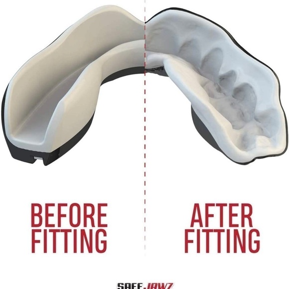 SAFEJAWZ Mouthguard Strapless Slim Fit, Adults and Junior with Case- BRAND NEW‌ - Picture 2 of 4